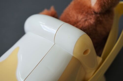 TOMY Music Box Pull String Plush Bear In Honey Pot Baby Crib Toy 1985 Vintage - Picture 10 of 17
