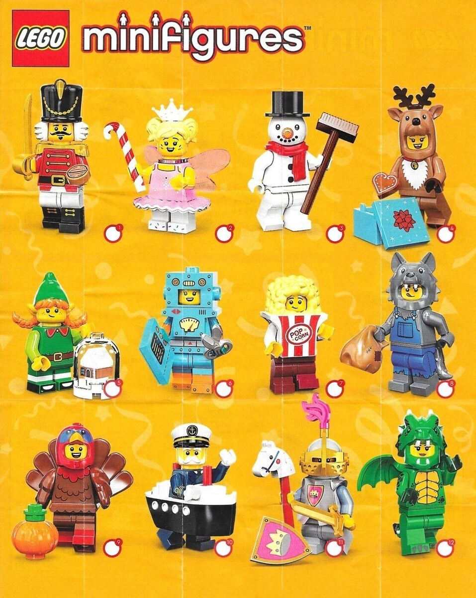 LEGO Series 23 Minifigure Checklist Collectable Poster Leaflet Only
