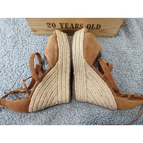 UGG Reagan wedge sandals sz 9/40 brown msrp$129 - Picture 6 of 10