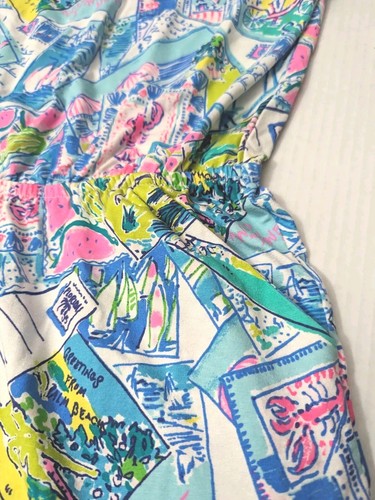 Mameluco Lilly Pulitzer Dayley Wish You Were Here para mujer talla S nuevo - Imagen 5 de 10