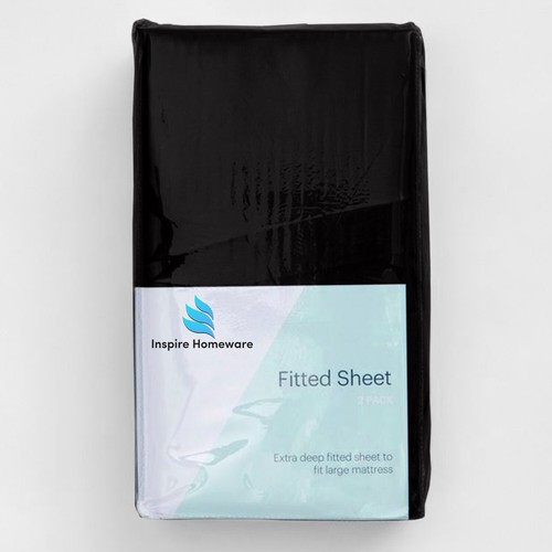Summer Sheets for Night Sweat Lightweight Breathable Bed Fitted Sheet 25cm Deep - Picture 98 of 143