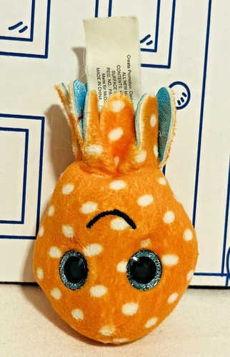 New 2014 McDONALDs TY TEENIE BEANIE BOOS #4 Ollie Orange Octopus Plush Doll Toy - Picture 3 of 12