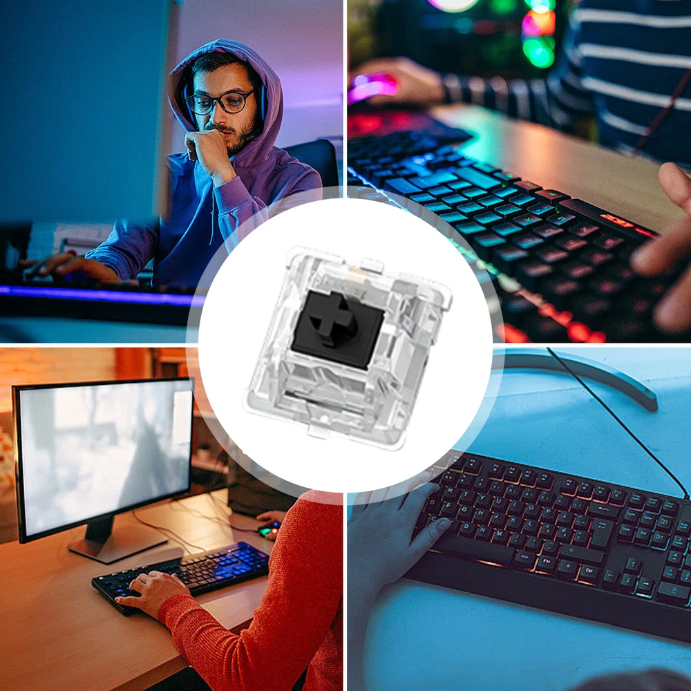 Upgrade your typing experience with this set of 30 mechanical keyboard replacement switch axes for DIY keyboard customization and enhanced performance