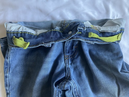 Lee X-Treme Comfort Elastic Band Waist Jeans Boys SZ 8 Slim Stretch Blue - Picture 6 of 12