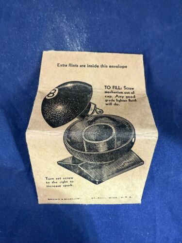 8 Ball Vintage Cigarette Lighter Timmerman Lumber & Mfg. Co Hibbing, Minnesota - Picture 8 of 8