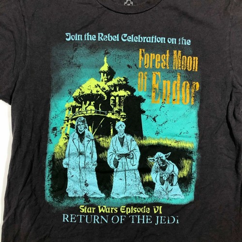 New Disney Parks Haunted Mansion Return of the Jedi Forest Moon of Endor Tee 2X - Picture 8 of 12