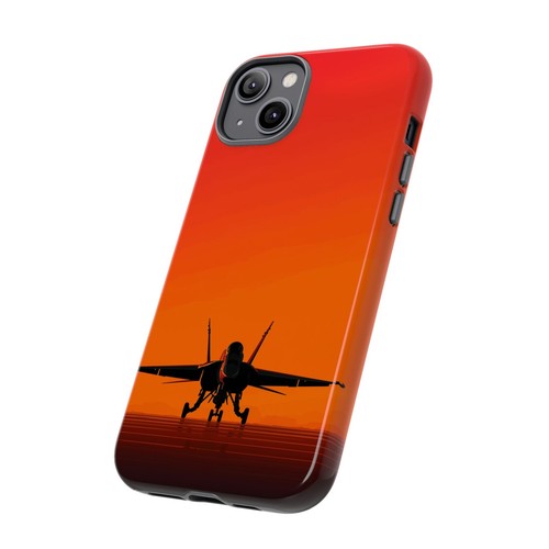 Jet Fighter Orange Sunset Phone Case for iPhone, Samsung Galaxy, Pixel - 第 78/239 張圖片