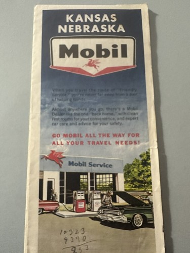 12 Map Lot Nebraska Vintage 1960-2005 Phillips McNally Mobil Standard - Picture 8 of 9