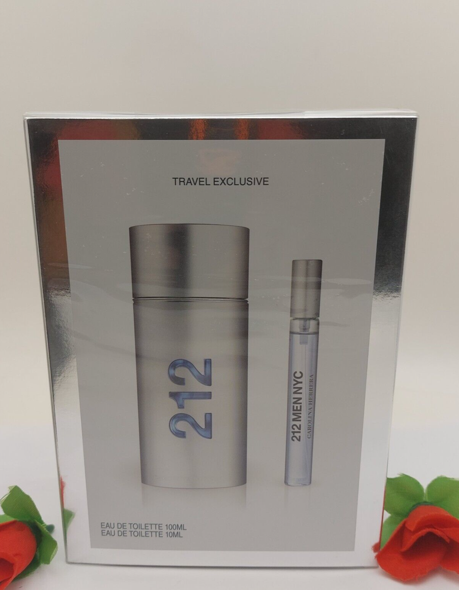 キャロライナヘレラ　212トラベルセット(100ml＋10ml) 212 by Carolina Herrera, 3.4 oz EDT Spray for Men travel set | eBay