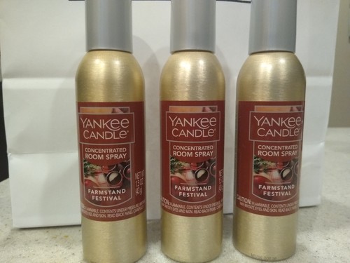 *NEW* 3 Yankee Candle Farmstand Festival Concentrated Room Spray *FREE SHIPPING*