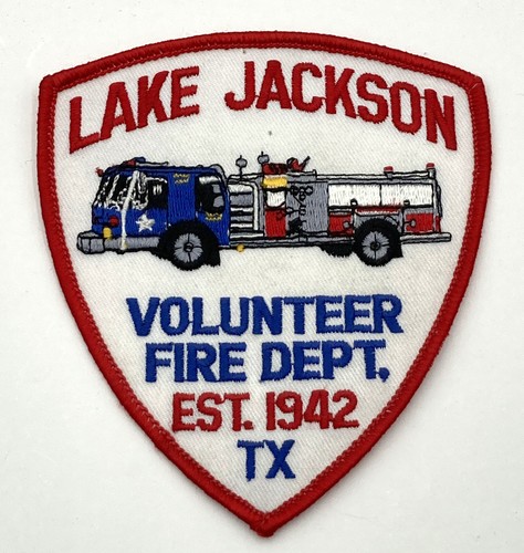 Lake Jackson Texas Volunteer Fire Dept Patch