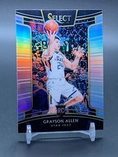 2018-19 Panini Select Silver Prizm #9 GRAYSON ALLEN Utah Jazz RC