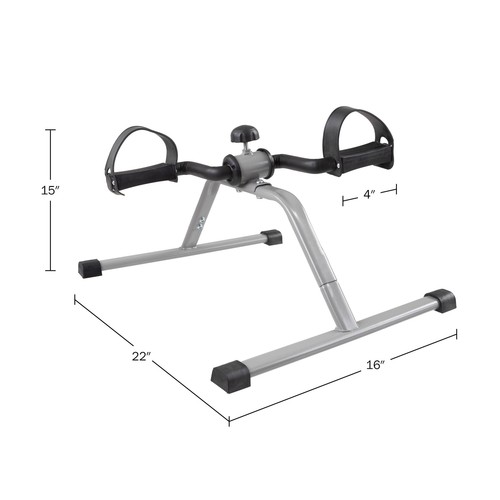 Pedal de fitness portátil estacionario debajo del escritorio máquina de ejercicio interior bicicleta deportes - Imagen 8 de 8