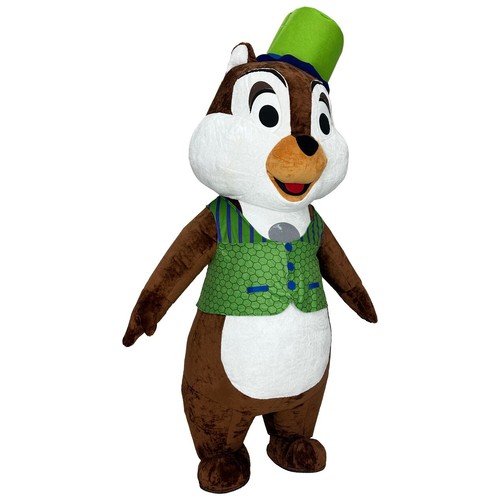 Mr. Squirrel Inflatable Costume Plush Walking Mascot Outfit Adult Cosplay Party - Picture 8 of 15