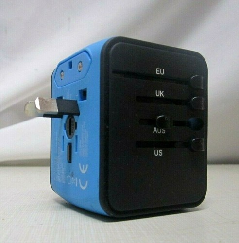 SAUNORCH Univ Int'L Travel Power Adapter W/Smart High Speed 2.4A 4x SL-199-4u - Picture 6 of 9
