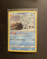 Alolan Ninetales 28/147 Pokemon Card Sun Moon Burning Shadows Rare Reverse Holo