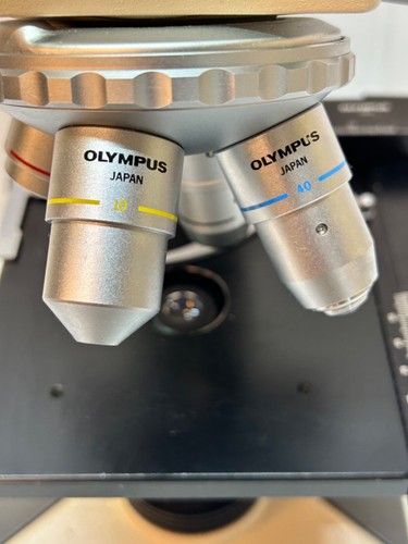 OLYMPUS CH2 Binocular Microscope w/4 objectives/10x Eyepieces (Parts Only) T0979 - Picture 8 of 17