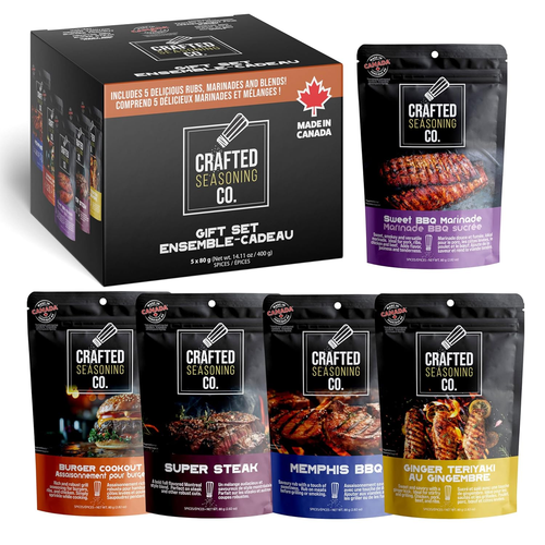 Crafted Seasoning Co. Gift Set | 5 Handcrafted Seasonings Spice Blends | All-Nat - 第 11/12 張圖片
