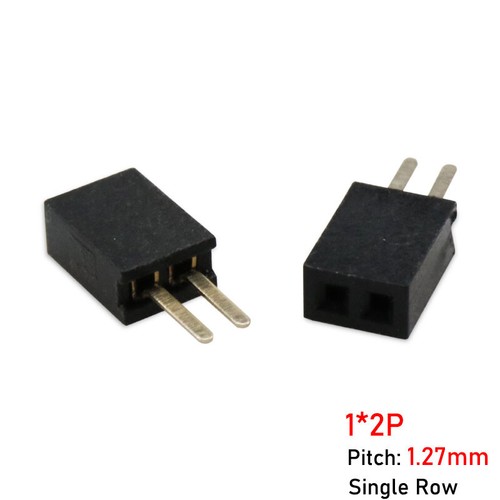 1.27mm Pitch 2P - 40P PCB Male / Female Pin Header Single / Double Row Connector - Picture 13 of 44