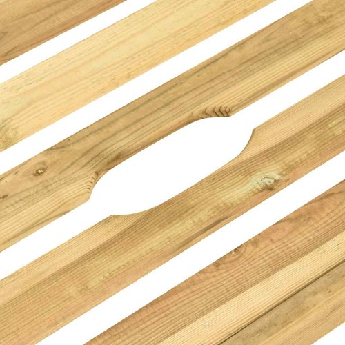 Doppelliege Sonnenliege Holz Gartenliege Kiefernholz Liegestuhl Gartenstuhl Größ - Bild 7 von 25
