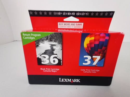 📀 Lexmark Schwarz & Farbe Druckerpatrone (36/37) Kombipack - Bild 1 von 6
