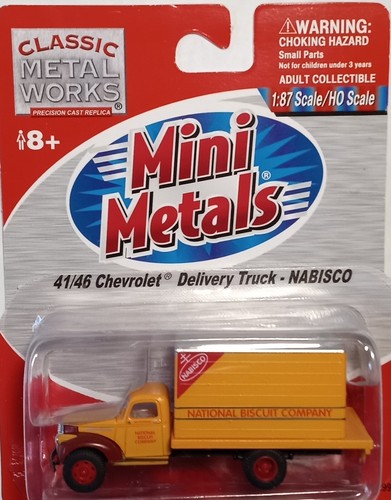 CMW Mini Metals #30299 1941-1946 Chevrolet Delivery Box Truck NABISCO HO Gauge - Picture 1 of 3