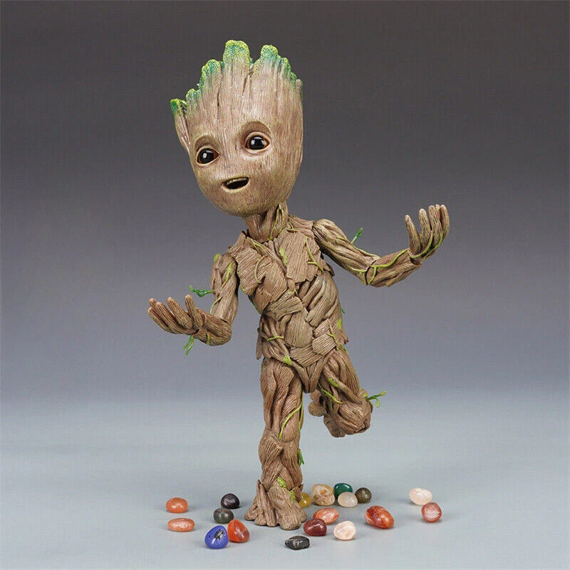 Guardianes de la Galaxia Groot Figura de Acción Baby Groot HT 1:1 Modelo Juguete Caja Regalo Foto 4 de 4