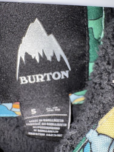 Burton Ski Snowboard Snow Jacket Size 5 Green Blue Orange Yellow Pink - Picture 2 of 2