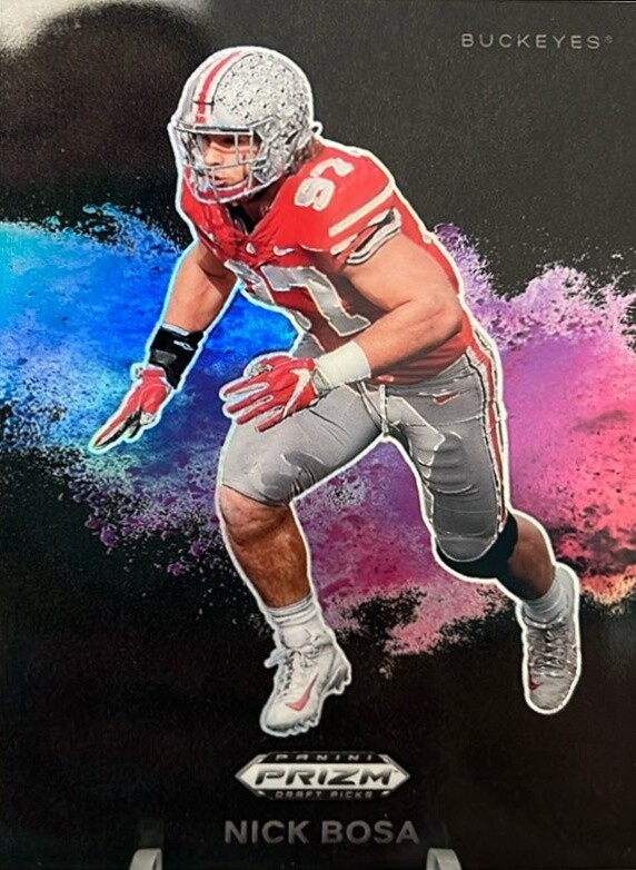 2024 Panini Prizm Draft Picks Black Color Blast#34 Nick Bosa