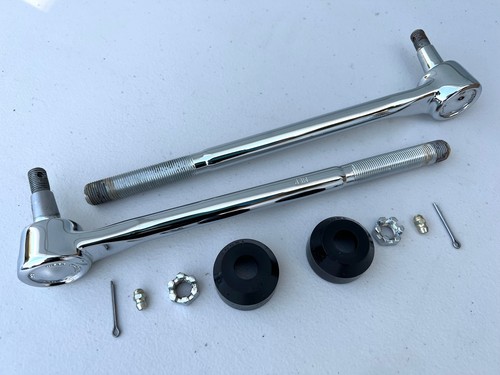 HEAVYDUTY INNER TIEROD (1958-64 GM FULLSIZE CHEVY IMPALA BELAIR BISCAYNE) CHROME - Picture 1 of 2