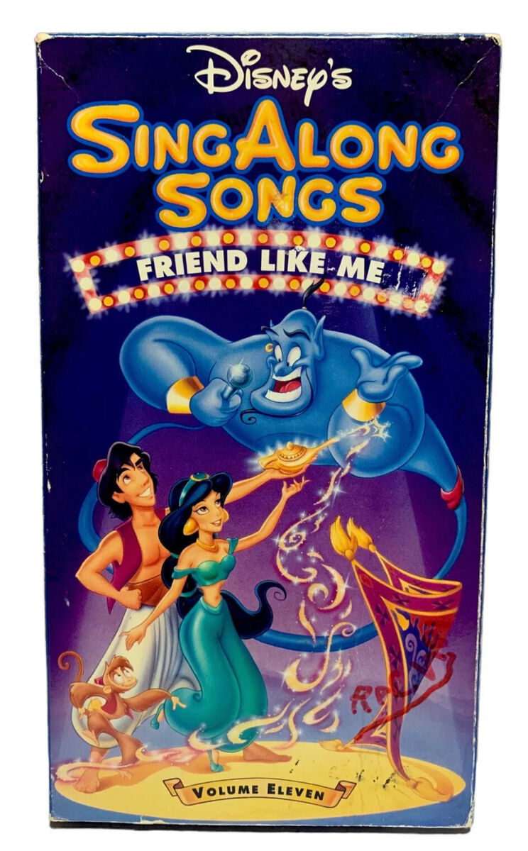 Disneys SingAlong Songs - Friend Like Me - Vol. 11 (VHS,1993