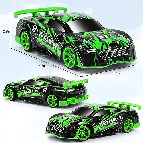 Remote Control Car,RC Drift Car with LED Lights Glow and Drifting Tire,14KM/H - Picture 2 of 7
