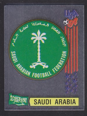 USA 94 World Cup # 415 Mehalel // Jaber Green Back Panini Saudi Arabia