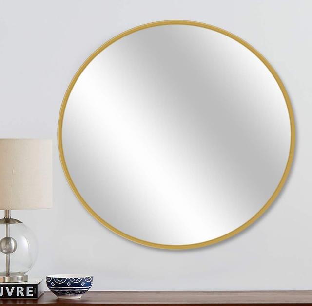 Rivet Modern Metal Lattice Work Round Hanging Wall Mirror 18 Inch Height Gold For - Large Gold Round Hanging Mirror Rivet Modern Metal Lattice Work Round Hanging Wall Mirror 18 Inch Height Gold For - Large Gold Round Hanging Mirror