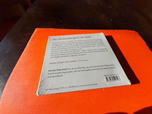 Ginster - 4 CDs - Siegfried Kracauer - Hörbuch - Neu! OVP - Zdjęcie 2 z 3