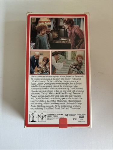 Annie (VHS, 1987) - Picture 2 of 3