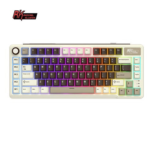 Tastiera meccanica RK ROYAL KLUDGE L75 RGB 2,4 Ghz/BT/Wired Gaming Keyboard - Foto 18 di 43