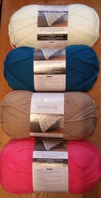 Darice All Things You Yarn Essential Acrylic 4 Weight 268 Yds Knit Crochet Ebay