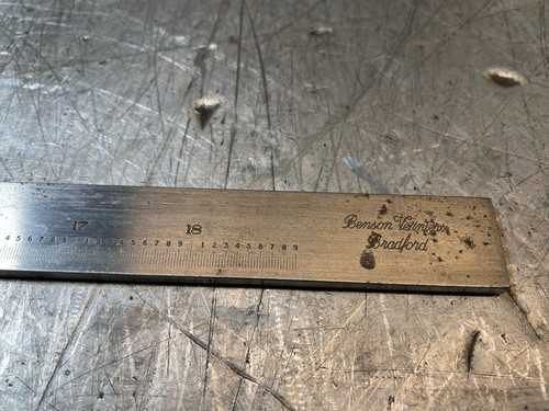18" Bensons Vernier - Fine Adjustment Vernier Caliper Imperial - Knife-edge - Picture 8 of 9