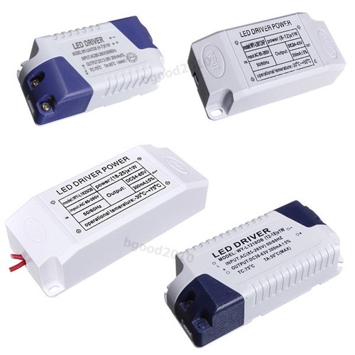 ELETTRONICO TRASFORMATORE DRIVER ALIMENTAZIONE 6/10/12/15/18/24W 300MA LED LUCE