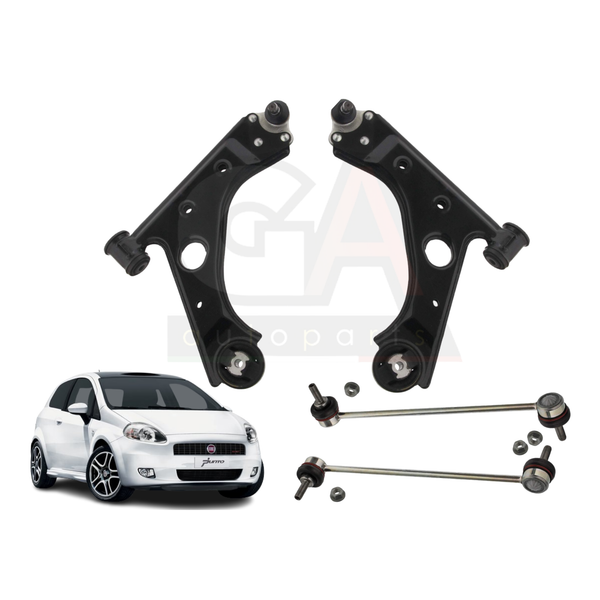 KIT Schwinghebel Querlenker Stabilisatorstreben Vorne FüR Grande Punto Fiat-image