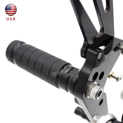 For KTM 690 Duke 2012 2013-2017 CNC Adjustable Rearset Foot Pegs Pedal Footrest - Picture 8 of 16