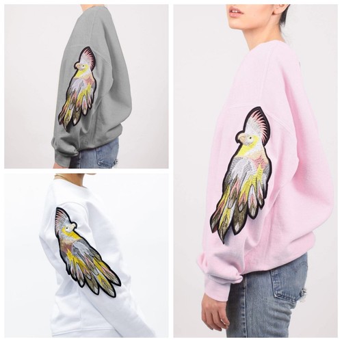 RAGYARD Papageien Sweatshirt Damen Sweatshirt aus Bio-Baumwolle - Bild 1 von 23