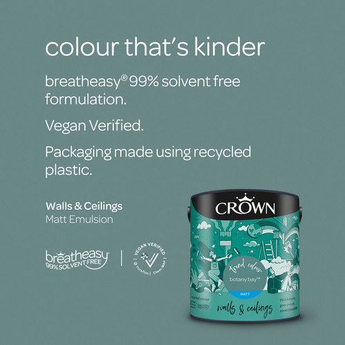 Crown Emulsion Paint Matt or Silk All Colours 2.5L - Picture 104 of 1,144