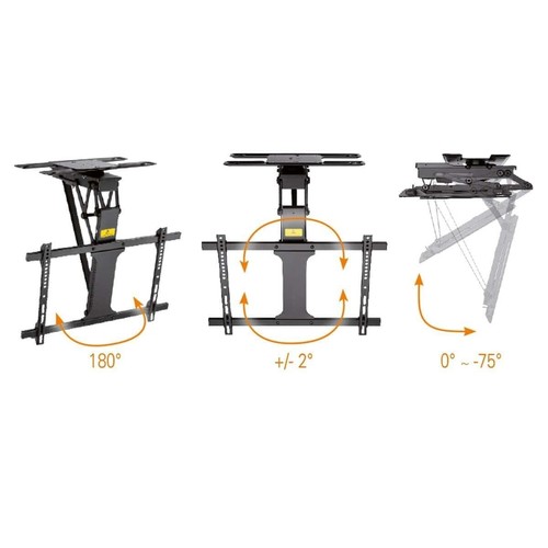 MyWall HL47M 32-75" TV Ceiling Mount with Wireless and App Remote Black - Picture 4 of 7