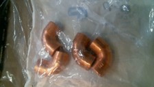 Elkhart 107C 1/2" x 1/2" Sweat To Sweat 90° Copper Elbow, Lot of 4, FS