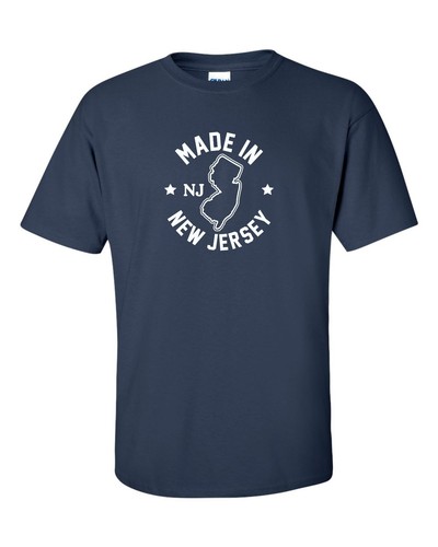 "Made in New Jersey" T-Shirt Gr. S-4XL Garden State Newark Trenton Home Born - Bild 4 von 7