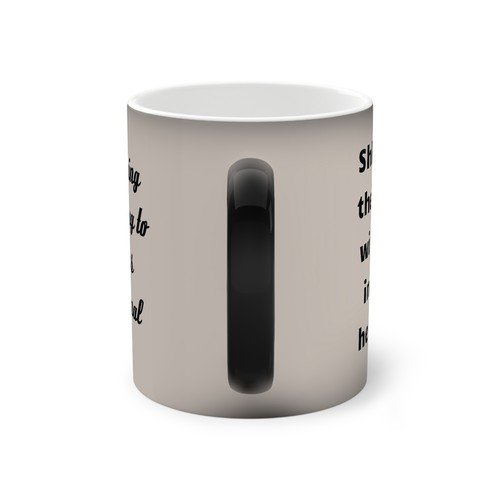 Farbwechselnder Becher, 11 Unzen - Hitzeempfindliche Kaffeetasse für Teeliebhaber, - Bild 4 von 5