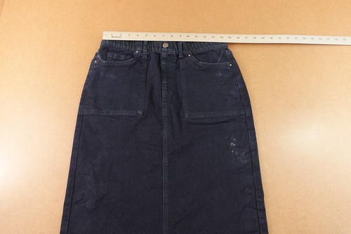 Blair Womens Size 8 Dark Wash Denim Pull On Pocket Pencil Skirt NWT *Flaw - Picture 7 of 10