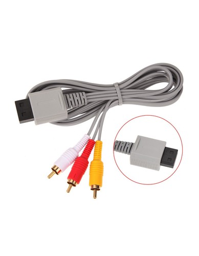 Cable Audio Video A/V - RGB Pour Console Wii, Compatible Wii U - Picture 1 of 3